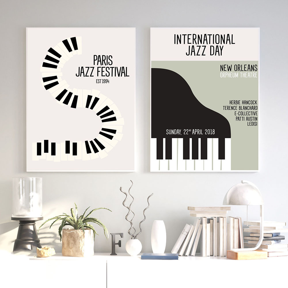 Picture Of Musical Instrument - Vintage Galeri Tuval Boyama Posteri Resimleri