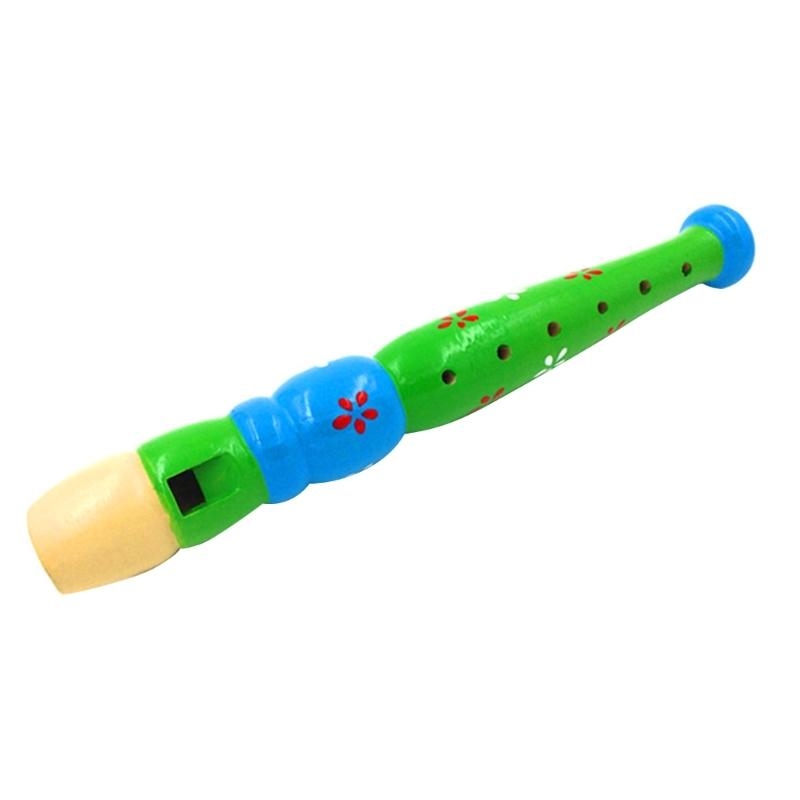 Soprano Recorder Plastic - Soprano Kaydedici 6 Delikli Renkli Flüt