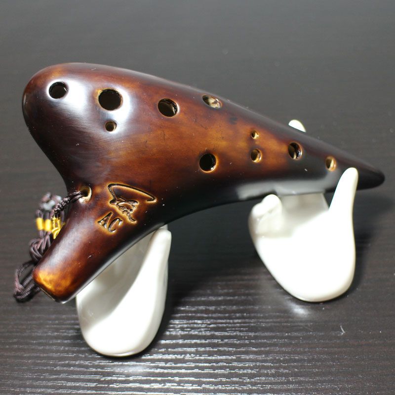 Musical Instrument Harmonium - Ocarina 12 delik Ocarina zaman profesyonel