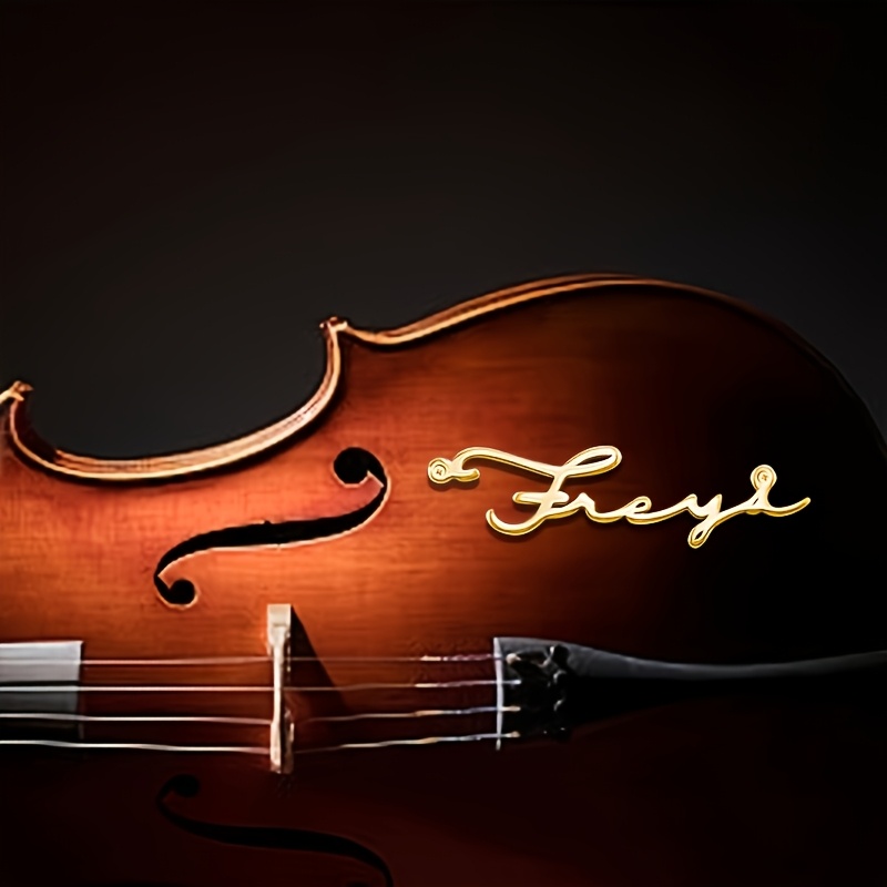 Musical Instrument And Names - Kişiye özel isim yazılı dekoratif isimlikler,