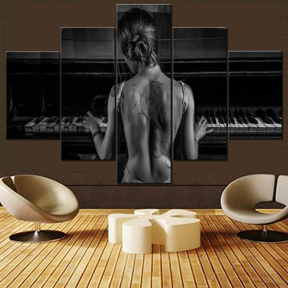 Çerçevesiz 5 Adet Müzik Aletle - Picture Of Musical Instrument incelemesi ve fiyatı