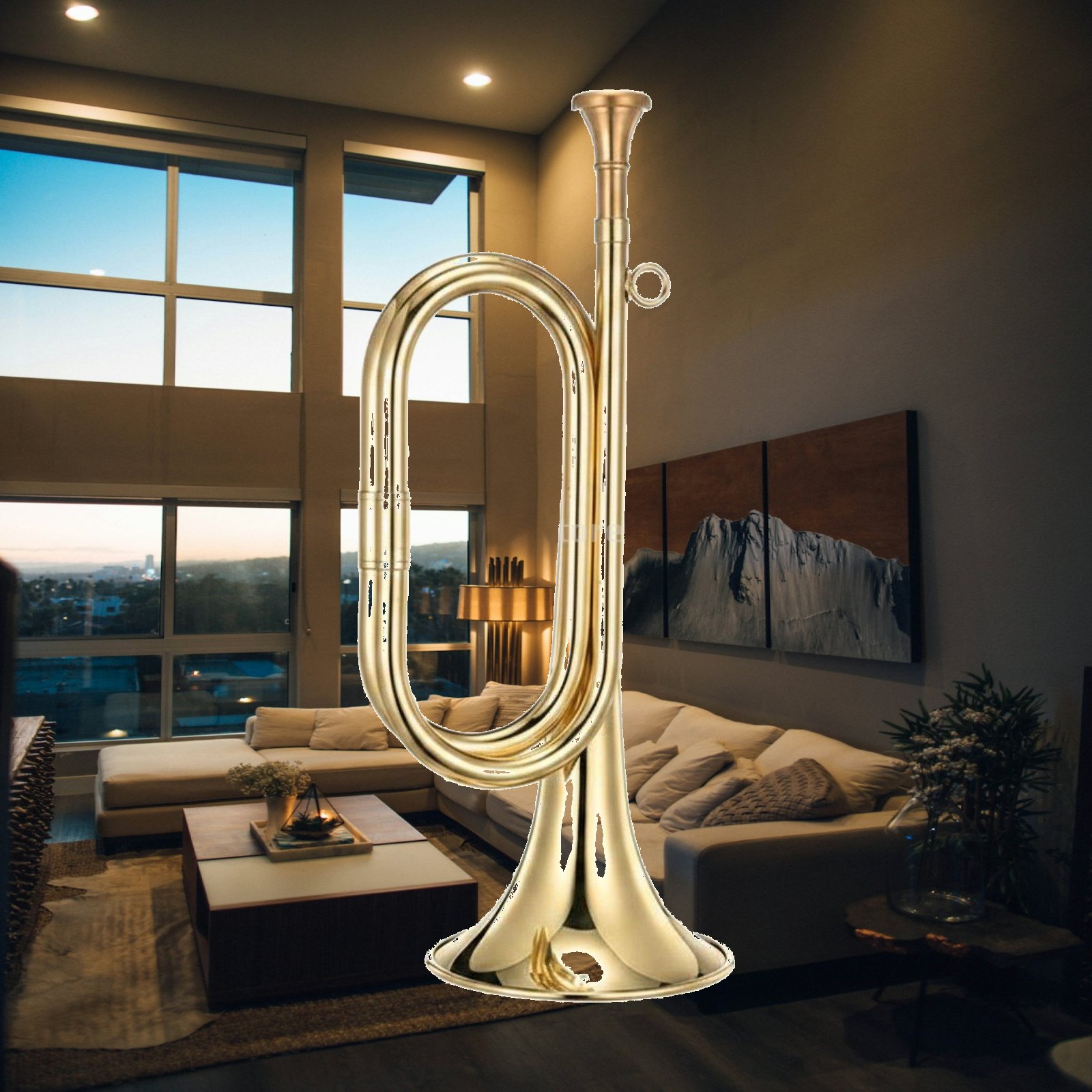 Pirinçten Yapılmış Taşınabilir - Musical Instrument Bugle incelemesi ve fiyatı