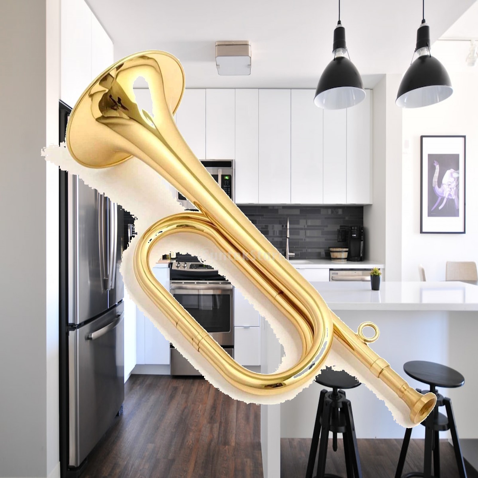 Mini Pirinç Müzik Aleti, Kompa - Musical Instrument Bugle incelemesi ve fiyatı