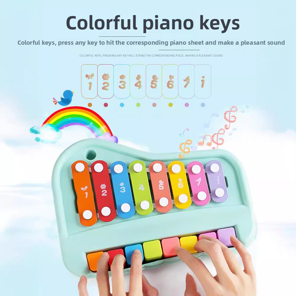 8-Note Xylophone Piyano 2'si 1 - Musical Instrument Harmonium incelemesi ve fiyatı