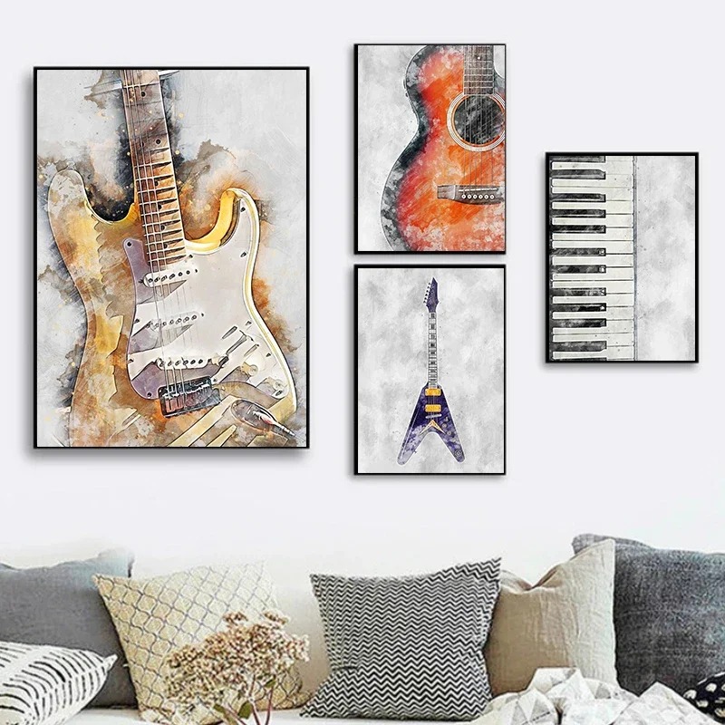 1 adet çerçevesiz müzik enstrü - Picture Of Musical Instrument incelemesi ve fiyatı