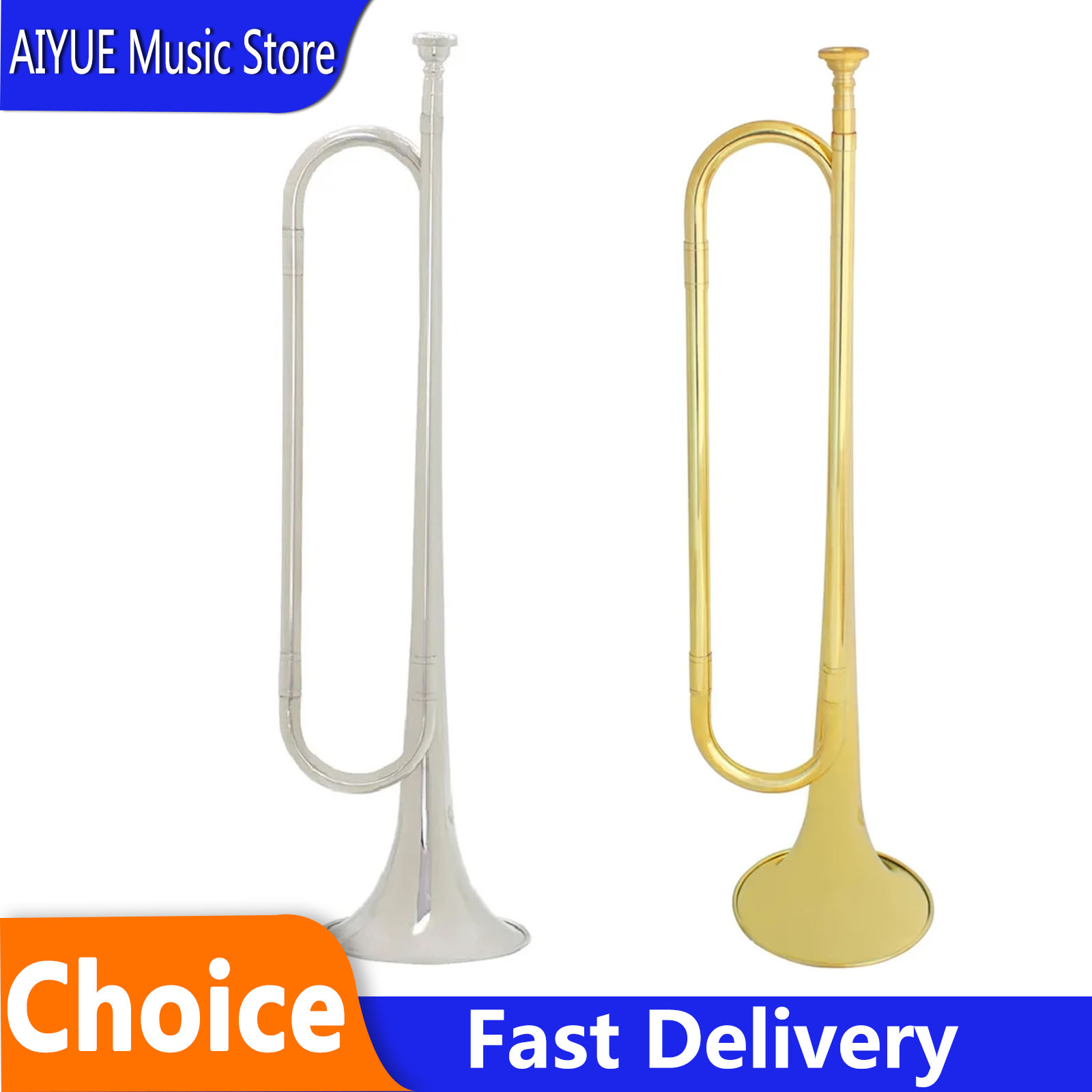 SLADE Retro Bb Düz Boru Trompe - Musical Instrument Bugle incelemesi ve fiyatı