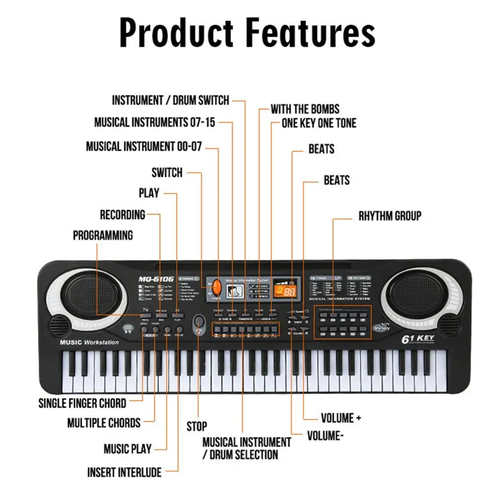 Çocuklar Elektronik Piyano Kla - Musical Instrument Harmonium incelemesi ve fiyatı